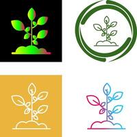 Sprout Icon Design vector