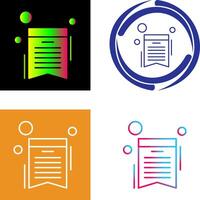 Wishlist Icon Design vector