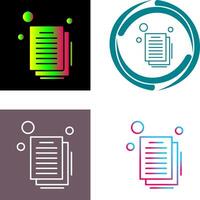 Document Icon Design vector