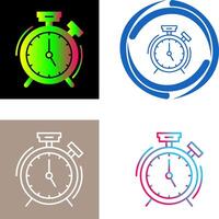 diseño de icono de reloj de alarma vector