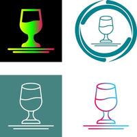 vino icono diseño vector