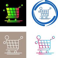 Trolley Icon Design vector