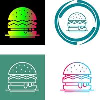 diseño de icono de hamburguesa vector