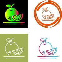 diseño de icono naranja vector