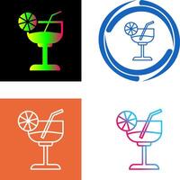 Cocktail Icon Design vector