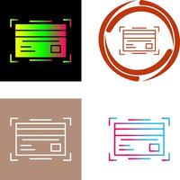 Credit Card Icon Design vector