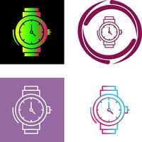 diseño de icono de reloj de pulsera vector