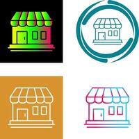 Shop Icon Design vector