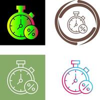 Timer Icon Design vector