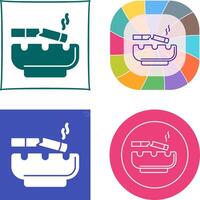 Broken Cigarette Icon Design vector