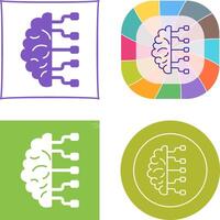 Brain Icon Design vector