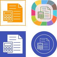 Calculator Icon Design vector