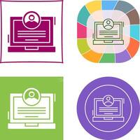 CV Icon Design vector