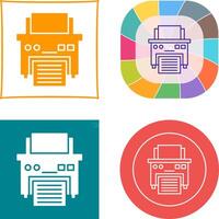 Printer Icon Design vector