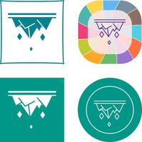 Icicle Icon Design vector