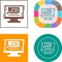 Job Icon Design vector