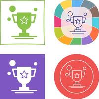 Trophy Icon Design vector