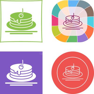 Pancake Icon Design