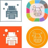 Printer Icon Design vector