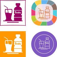 Soda Icon Design vector