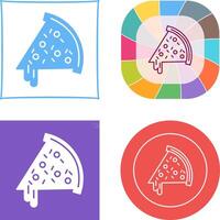 Pizza Slice Icon Design vector