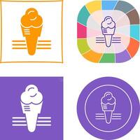 Ice Cream Icon Design vector