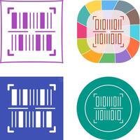 BarCode Icon Design vector