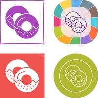 Doughnut Icon Design vector