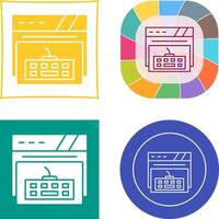 Keyboard Icon Design vector
