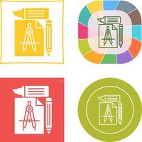 Study Tools Icon Design vector