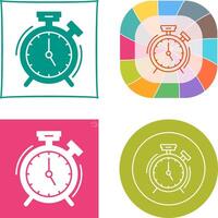 Alarm Clock Icon Design vector