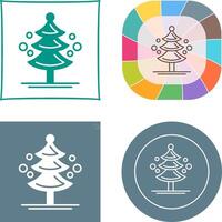 Pine Tree Icon Design vector