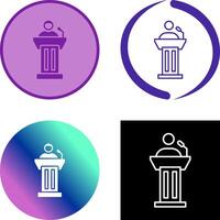 Podium Icon Design vector
