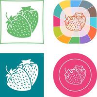 Strawberry Icon Design vector