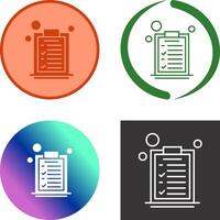 List Icon Design vector