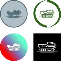 Snowmobile Icon Design vector