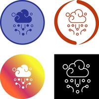 Hail Icon Design vector