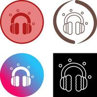 Earmuff Icon Design vector