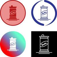 Soda Can Icon Design vector