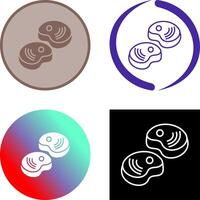 Steak Icon Design vector