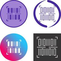 BarCode Icon Design vector