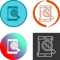 Magnifying Glass Icon Design vector