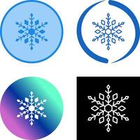 diseño de icono de copo de nieve vector