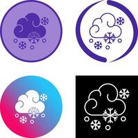 Snowy Icon Design vector