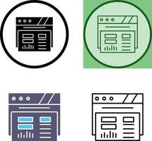 Dashboard Icon Design vector