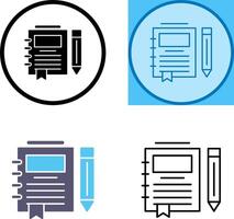 Journal Icon Design vector