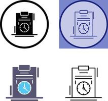 Time Management Icon Design vector