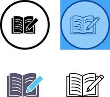 Write Icon Design vector