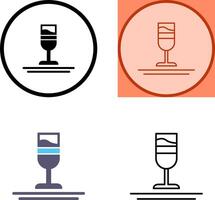 Rainbow Drink Icon Design vector