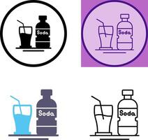 Soda Icon Design vector